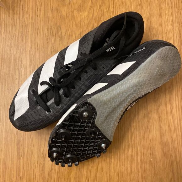 Adidas Sprintstar Running Spikes Cleats Sneakers Mens 5.5 Women 7 Kids 5.5Y - Picture 3 of 9